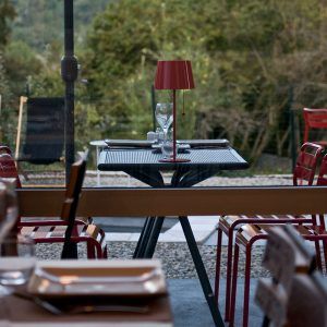 Terrasse d'hôtel en Corse du Sud - Hotel Fontvieille, A Bella Scusa